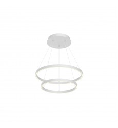CH87824-WH-Cerchio 24-in White LED Chandeliers  CH87824-WH-Cerchio 24-in White LED Chandeliers
