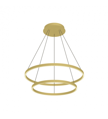 CH87832-BG-UNV-010-Cerchio 32-in Brushed Gold LED Chandeliers
