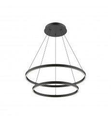 CH87832-BK-Cerchio 32-in Black LED Chandeliers  CH87832-BK-Cerchio 32-in Black LED Chandeliers
