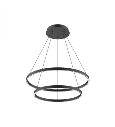 CH87832-BK-UNV-010-Cerchio 32-in Black LED Chandeliers