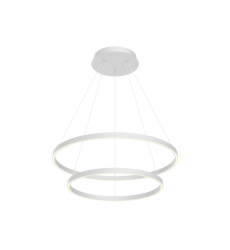 CH87832-WH-UNV-010-Cerchio 32-in White LED Chandeliers
