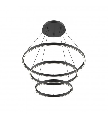  CH87932-BK-Cerchio 32-in Black LED Chandeliers