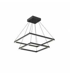 CH88224-BK-UNV-010-Piazza 24-in Black LED Chandeliers