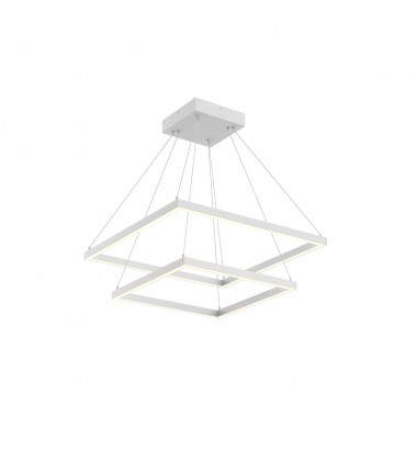  CH88224-WH-Piazza 24-in White LED Chandeliers