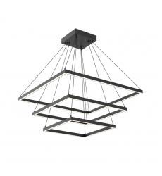 CH88332-BK-UNV-010-Piazza 32-in Black LED Chandeliers