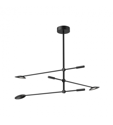 CH90132-BK-UNV-Rotaire 32-in Black LED Chandeliers CH90132-BK-UNV-Rotaire 32-in Black LED Chandeliers