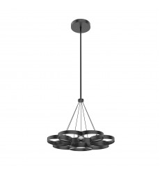  CH90826-BK-Maestro 26-in Black LED Chandeliers