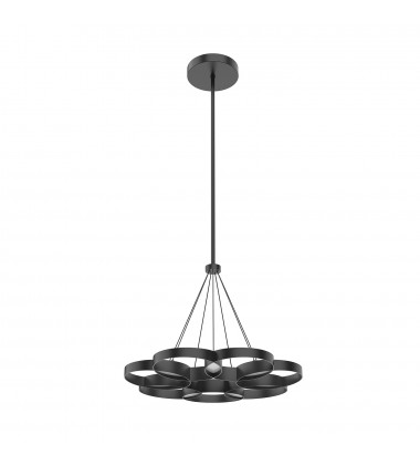  CH90826-BK-Maestro 26-in Black LED Chandeliers