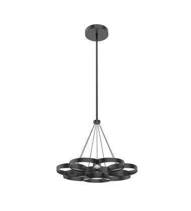 CH90826-BK-UNV-010-Maestro 26-in Black LED Chandeliers