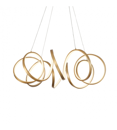 CH93834-AN-UNV-010-Synergy 34-in Antique Brass LED Chandeliers