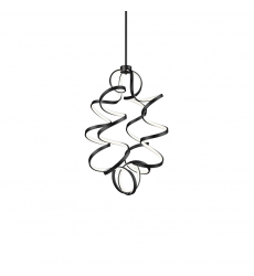 CH93934-BK-UNV-010-Synergy 34-in Black LED Chandeliers