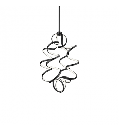 CH93934-BK-UNV-010-Synergy 34-in Black LED Chandeliers CH93934-BK-UNV-010-Synergy 34-in Black LED Chandeliers