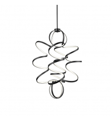 CH93941-BK-UNV-010-Synergy 41-in Black LED Chandeliers