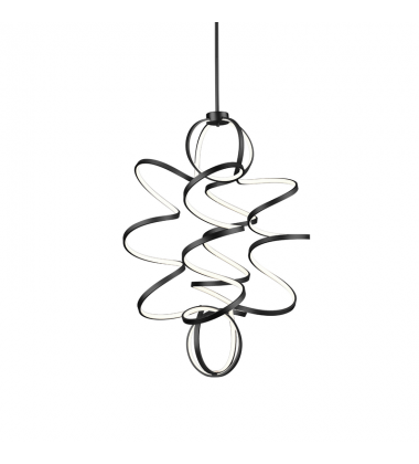 CH93941-BK-UNV-010-Synergy 41-in Black LED Chandeliers
