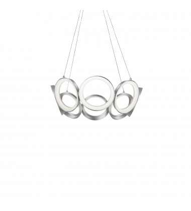  CH94824-AS-Oros 24-in Antique Silver LED Chandeliers