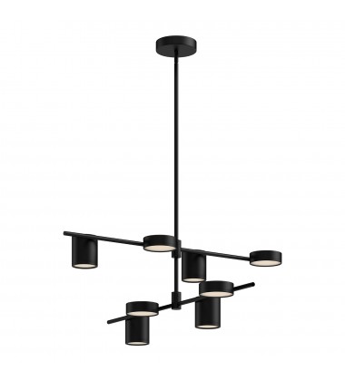  CH96840-BK-Jayden 40-in Black LED Chandeliers