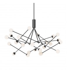  CH97358-BK-Moto 56-in Black LED Chandeliers