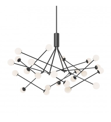  CH97358-BK-Moto 56-in Black LED Chandeliers