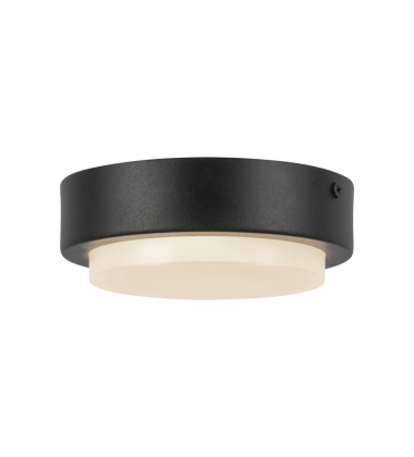 EC47405-BK-5CCT-Bailey 5-in Black dimmable LED Outdoor Ceiling Light