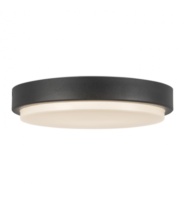EC47409-BK-5CCT-Bailey 9-in Black dimmable LED Outdoor Ceiling Light