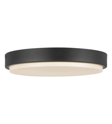 EC47411-BK-5CCT-Bailey 11-in Black dimmable LED Outdoor Ceiling Light