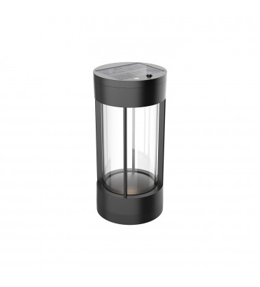  EL17610-BK-Suara 10-in Black LED Exterior Portable Lamp