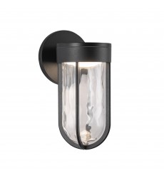  EW17627-BK-Davy 11-in Black LED Exterior Wall Sconce