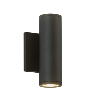 EW262208-BK-Nordic 8-in (2-in Dia.) Black LED Exterior Wall EW262208-BK-Nordic 8-in (2-in Dia.) Black LED Exterior Wall