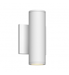 EW262208-WH-Nordic 8-in (2-in Dia.) White LED Exterior Wall