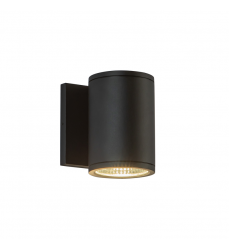 EW264105-BK-Nordic 5-in (3-in Dia.) Black LED Exterior Wall