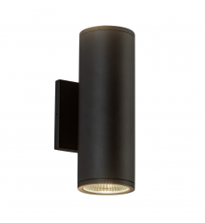 EW264210-BK-Nordic 10-in (3-in Dia.) Black LED Exterior Wall