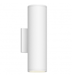 EW264212-WH-Nordic 12-in (3-in Dia.) White LED Exterior Wall