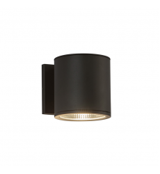 EW265105-BK-Nordic 5-in (5-in Dia.) Black LED Exterior Wall