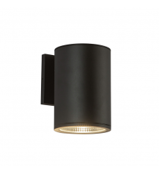 EW265107-BK-Nordic 7-in (5-in Dia.) Black LED Exterior Wall