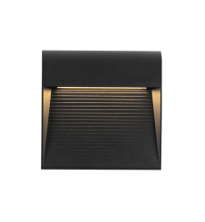 EW27907-BK-Casa 7-in Black LED Exterior Wall Sconce