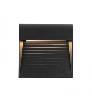 EW27907-BK-Casa 7-in Black LED Exterior Wall Sconce EW27907-BK-Casa 7-in Black LED Exterior Wall Sconce