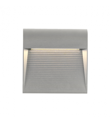 EW27907-GY-Casa 7-in Grey LED Exterior Wall Sconce