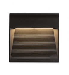 EW27909-BK-Casa 9-in Black LED Exterior Wall/Step Lights