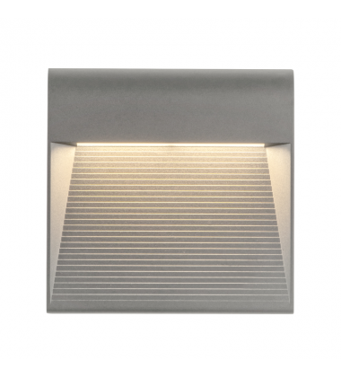 EW27909-GY-Casa 9-in Gray LED Exterior Wall/Step Lights EW27909-GY-Casa 9-in Gray LED Exterior Wall/Step Lights