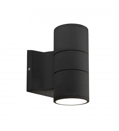 EW3207-BK-Lund 7-in Black LED Exterior Wall Sconce  EW3207-BK-Lund 7-in Black LED Exterior Wall Sconce