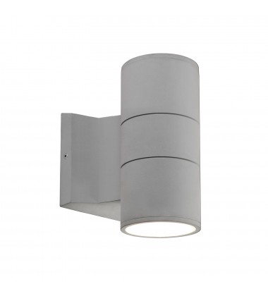  EW3207-GY-Lund 7-in Gray LED Exterior Wall Sconce