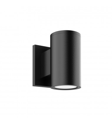  EW44206-BK-UNV-Griffith 6-in Textured Black LED Exterior Wall
