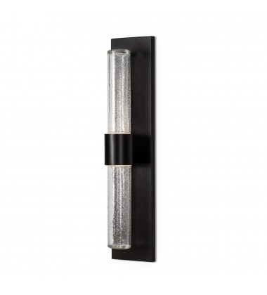  EW48218-BK-Copenhagen 18-in Black LED Exterior Wall Sconce