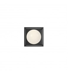  EW519106BK-Amelia 6-in Black 1 Light Exterior Wall Sconce