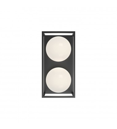 EW519213BK-Amelia 13-in Black 2 Lights Exterior Wall Sconce EW519213BK-Amelia 13-in Black 2 Lights Exterior Wall Sconce