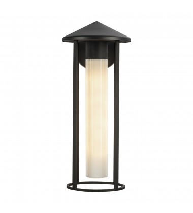 EW526318BKGO-Tenko 18-in Black/Glossy Opal Glass 1 Light Exterior Wall EW526318BKGO-Tenko 18-in Black/Glossy Opal Glass 1 Light Exterior Wall