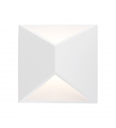  EW60307-WH-Indio 7-in White LED Exterior Wall Sconce