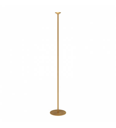 FL12168-BG-Valor 78-in Brushed Gold LED Floor Lamp