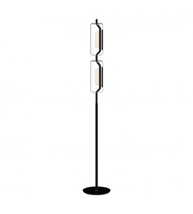  FL28563-BK-Hilo 63-in Black LED Floor Lamp