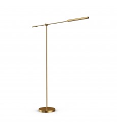  FL316655VBMS-Astrid 55-in Metal Shade/Vintage Brass LED Floor Lamp